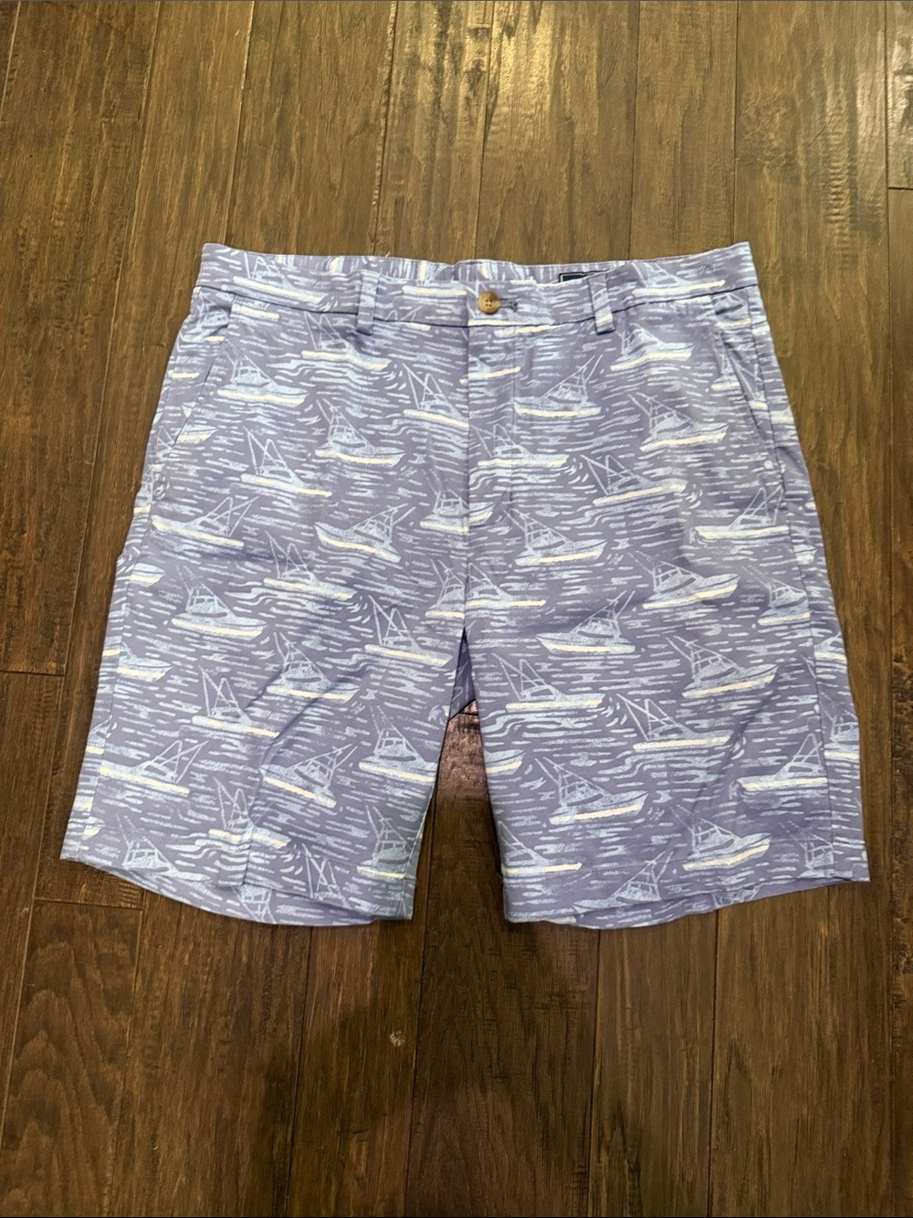 Vineyard Vines Men’s Light Blue Nautical Print Shorts size 34